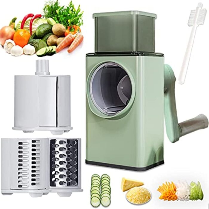 Multifunctional Rotary Vegetable Cutter 3 In 1 (Manual)